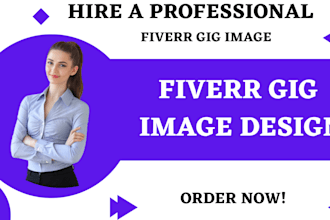 create a unique catchy fiverr gig thumbnails for you gig website