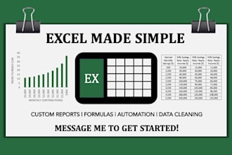 automate excel tasks and data mining for small and large datasets