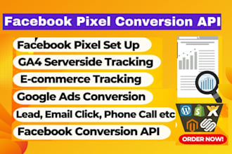 setup facebook pixel conversion API, server side tracking, fix meta pixel by GTM