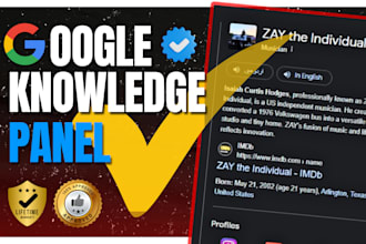 create a perfect google panel or knowledge graph