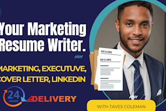 write and review your marketing resume in 24hrs