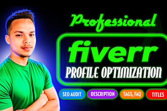 optimizaré tus servicios de fiverr con SEO para más ventas
