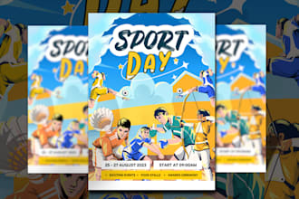 create flyer design, poster, brochure for any event