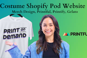 design print on demand shopify store shopify pod merch  design