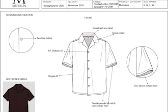 create techpacks for garment production