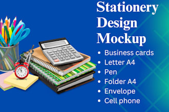 design unique full stationery