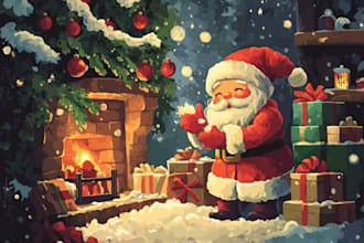 do a custom christmas card