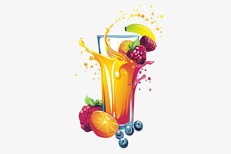 make trustworthy good looking juice logo