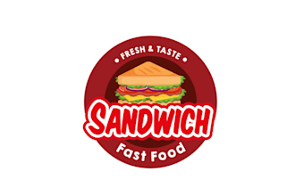 make favorable popular sandwich logo