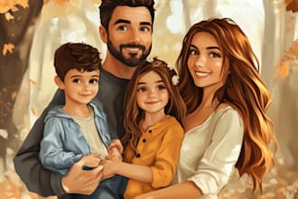 do a wonderful family portrait