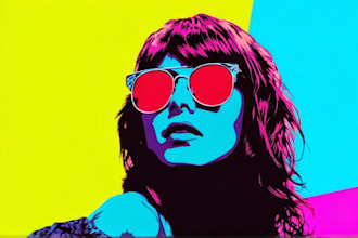make awesome pop art portrait