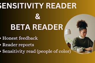 beta read  and sensitivity read your novel