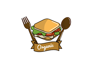 make unique food truck sandwich logo