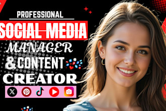 be your social media manager and content creator linkedin manager facebook ads