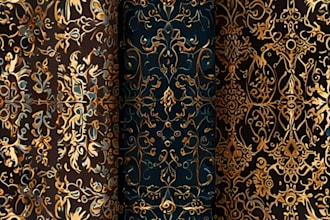 design textile seamless or clothing pattern