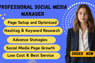 be your social media manager