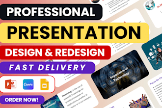 design and redesign powerpoint presentations