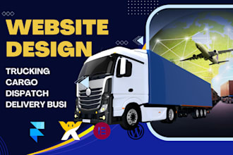delivery business trucking cargo transportation website