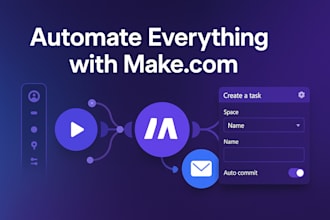 do make com automation make contact workflow task make com