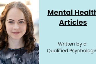 write high quality mental health articles