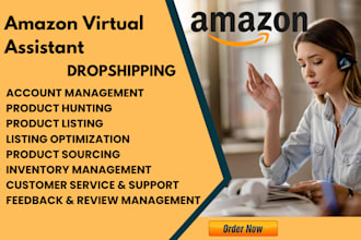 complete amazon dropshipping store setup and management