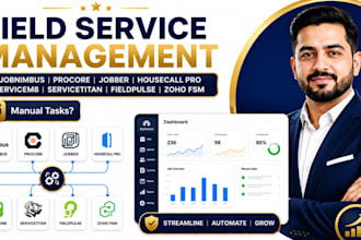 jobnimbus procore jobber housecall pro servicem8 servicetitan fieldpulse zoho