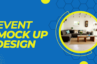 design your birthday mock up event flyer design