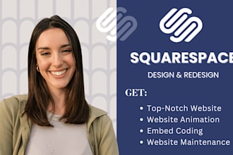 squarespace website design, squarespace website redesign, squarespace website