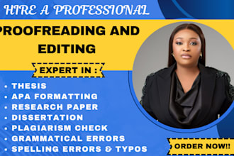proofread and edit dissertation, thesis, research paper, format in apa style