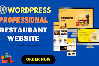 design restaurant catering hotel website with online ordering system
