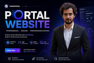 design a recruitment website, job board agency website and job portal web