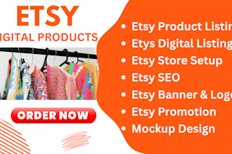 setup etsy digital products shop, etsy digital product, etsy digital product seo