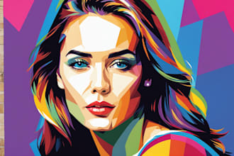 make a beautiful wpap pop art portrait