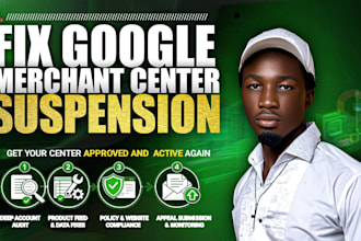 fix google merchant center suspension and gmc misrepresentation