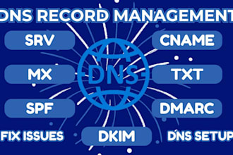 set or fix dns record cname txt dmarc dkim spf mx record