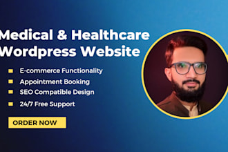 make medical or healthcare website for your business