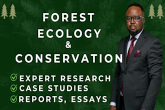 write a research on forest ecology and conservation