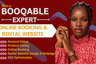 design booqable website online booking rental services booqable redesign SEO