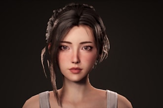build up 3d realistic character,metahuman,3d nsfw model, rig3d,game character,