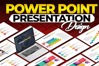 design stunning business presentations, powerpoint slides, and pitch decks