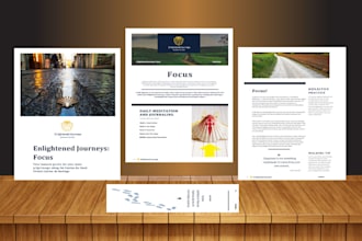 design PDF document , lead magnet or ebook