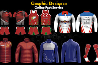 design custom sublimation apparels uniform and other sport