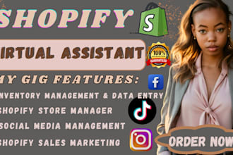 boost shopify sales marketing virtual assistant tiktok shop shopify manager
