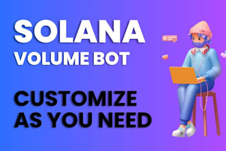 build a high speed solana volume bot, dexscreener, telegram or xrpl bot