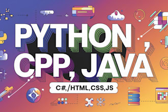 python,  java, sql developer and tutor web, bot programming and coding solutions