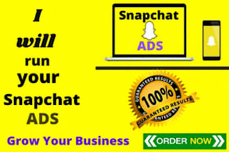 run snapchat ads campaign and snapchat marketing