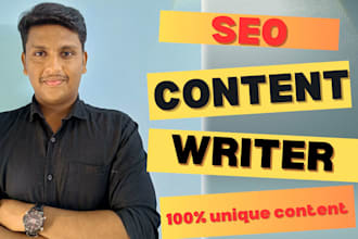 be your personal SEO website content writer