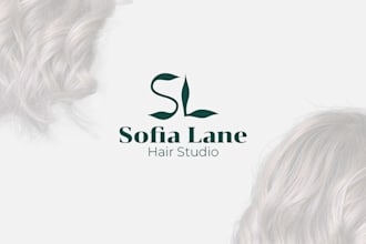 design custom hair logo for hair stylists, hairdressers, etc