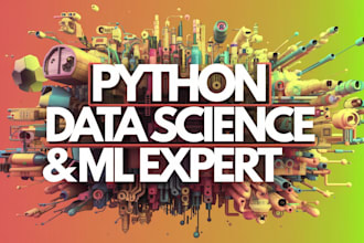 python data science and ml expert  data analysis, preprocessing and prediction