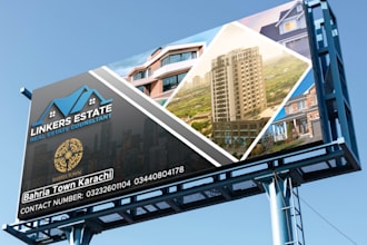 design billboard,signage,yard sign, street sign and roll up banners